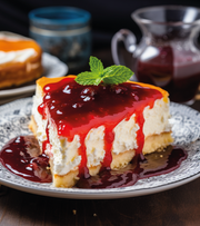 Cheesecake com Frutos Vermelhos